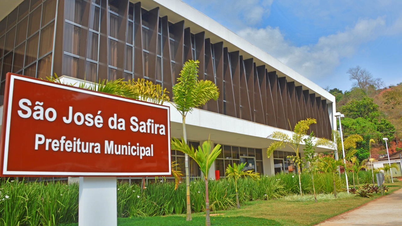 Vista aérea do município